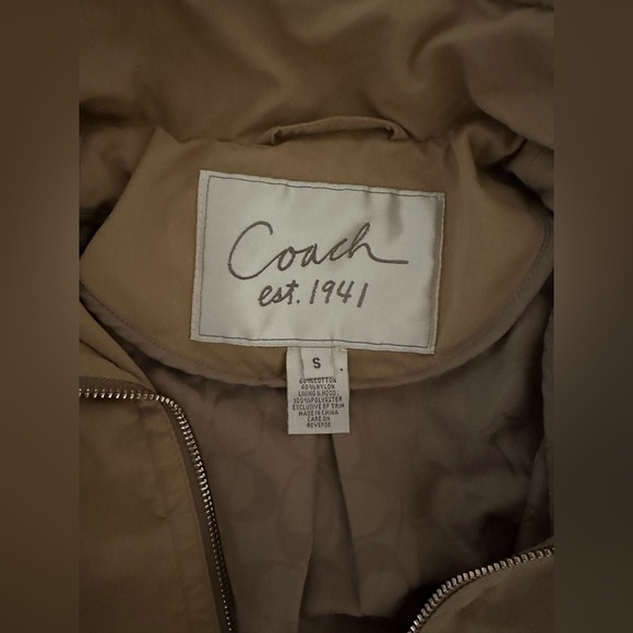 Coach Lightweight Hooded Jacket Size Small - Picture 6 of 16